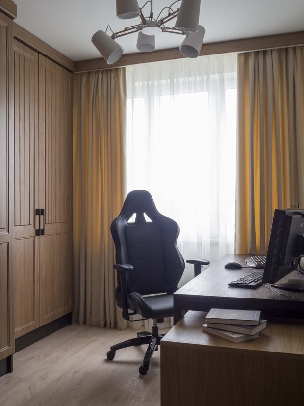 Фотография: Кабинет в стиле Современный, Квартира, Проект недели, Нижний Новгород, 4 и больше, Более 90 метров, Bilbao Design – фото на INMYROOM