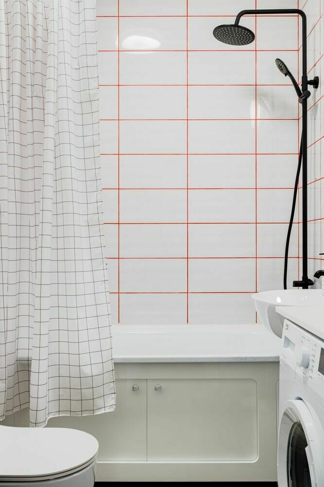 Фотография: Ванная в стиле Современный, Минимализм, Проект недели, 1 комната, 40-60 метров – фото на INMYROOM