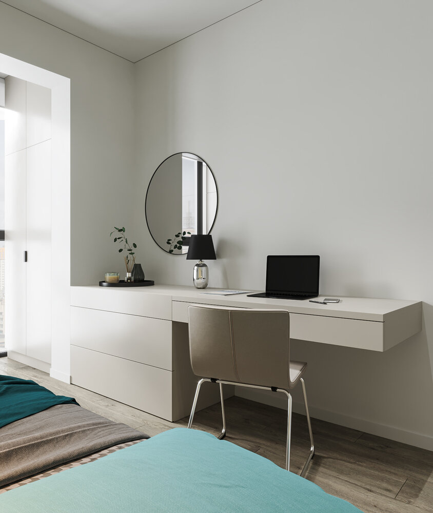 Фотография: Спальня в стиле Современный, Квартира, Проект недели, Пенза, 2 комнаты, 40-60 метров, 60-90 метров, Елена Рыдикова – фото на INMYROOM Фотография: Спальня в стиле Современный, Квартира, Проект недели, Пенза, 2 комнаты, 40-60 метров, 60-90 метров, Елена Рыдикова – фото на INMYROOM