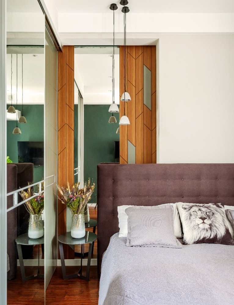 Фотография: Спальня в стиле Современный, Квартира, Проект недели, Москва, Павел Алексеев, Сталинка, 4 и больше, Более 90 метров, Светлана Алексеева – фото на INMYROOM
