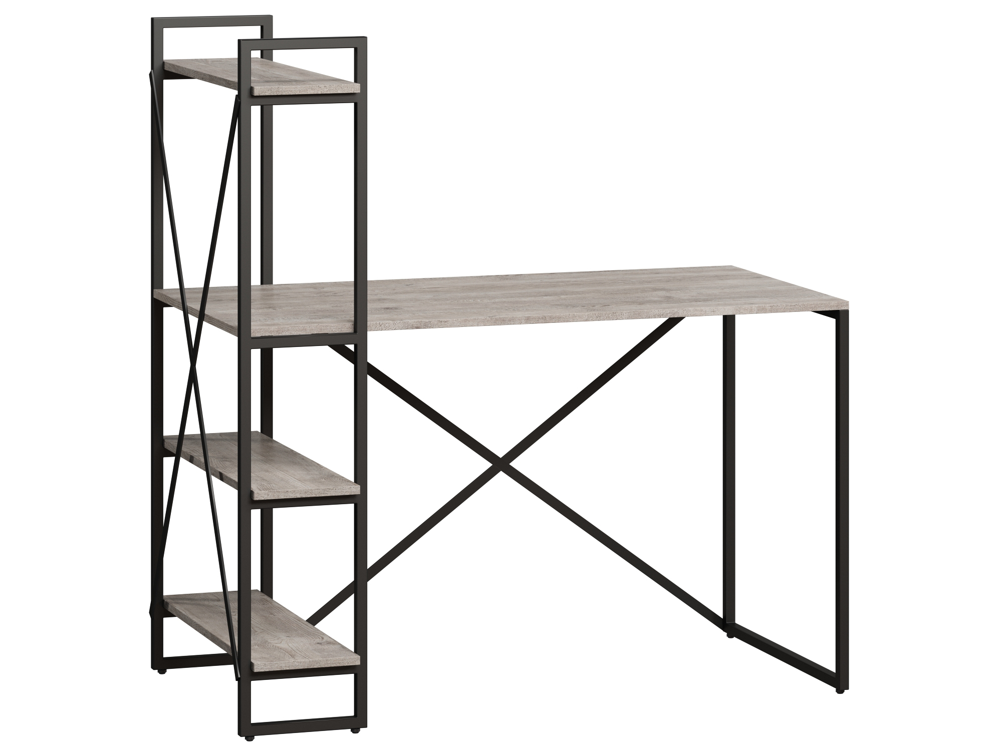 Стол письменный Мальборк Практик-Л цвета Смоук