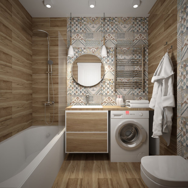 Фото из портфолио Квартира в ЖК "Миллион Алых Роз" – фотографии дизайна интерьеров на INMYROOM