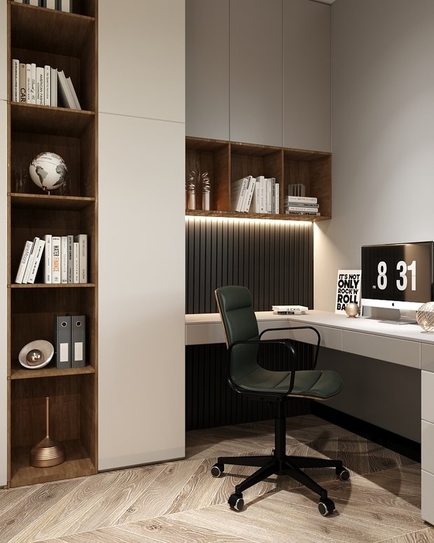 Фото из портфолио Кабинет – фотографии дизайна интерьеров на INMYROOM