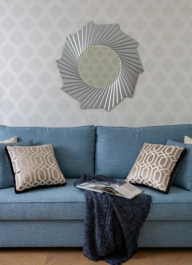 Фотография: Гостиная в стиле Классический, Современный, Квартира, Проект недели, Москва, 3 комнаты, 60-90 метров, Елена Бодрова – фото на INMYROOM