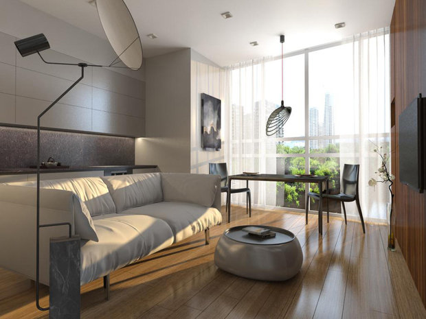 Фото из портфолио Квартира в жк "Линкор", 70м2 – фотографии дизайна интерьеров на INMYROOM