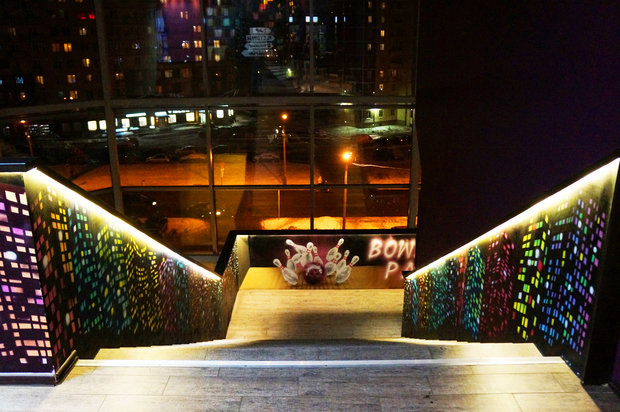 Фото из портфолио Роспись интерьера "Bowling Park"  – фотографии дизайна интерьеров на INMYROOM
