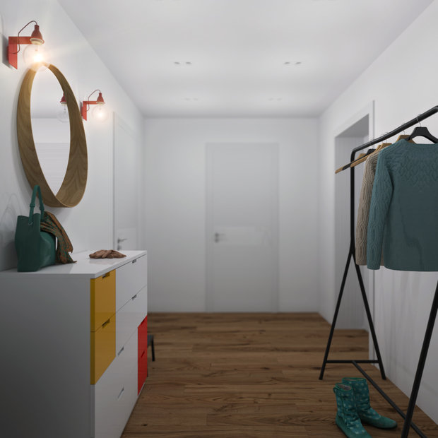 Фото из портфолио IKEA рулит! Бюджетная квартира – фотографии дизайна интерьеров на INMYROOM