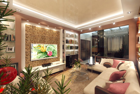 Трехкомнатная квартира 76 кв. м в современном стиле