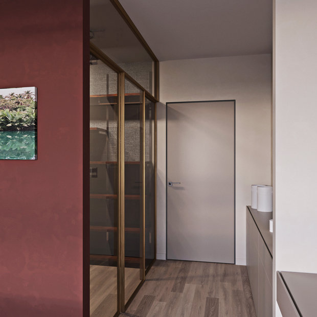 Фотография: Гардеробная в стиле Минимализм,  – фото на INMYROOM