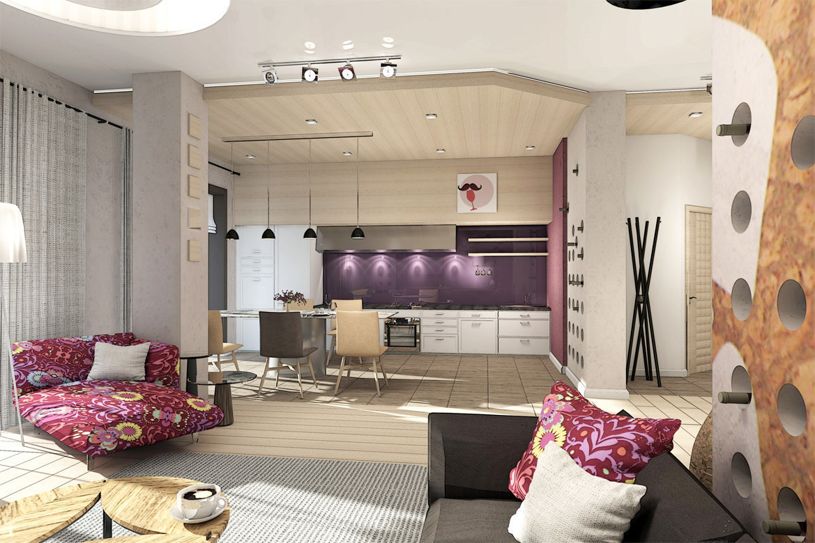 Фотография: Кухня и столовая в стиле Современный, Гостиная, Советы – фото на INMYROOM