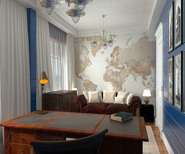 Фото из портфолио Загородный дом оформленный в стиле современной классики – фотографии дизайна интерьеров на INMYROOM