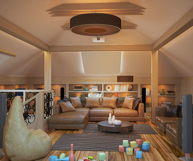 Фото из портфолио Интерьер загородного дома2 – фотографии дизайна интерьеров на INMYROOM