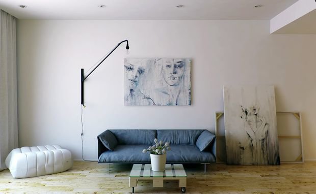 Фотография: Гостиная в стиле Лофт,  – фото на INMYROOM