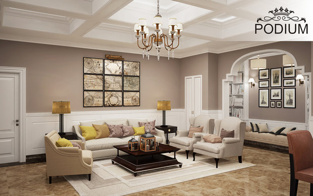 Фото из портфолио Sitting hall, частная вилла Дубаи – фотографии дизайна интерьеров на INMYROOM