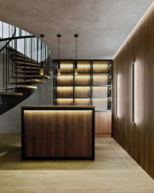 Фотография: Кухня и столовая в стиле Современный, Минимализм, Дом, Проект дня, Дом и дача, Ленинградская область, 4 и больше, Более 90 метров, Анара Беркалиева – фото на INMYROOM