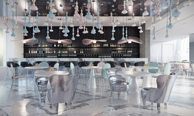 Фото из портфолио Интерьер ресторана – фотографии дизайна интерьеров на INMYROOM