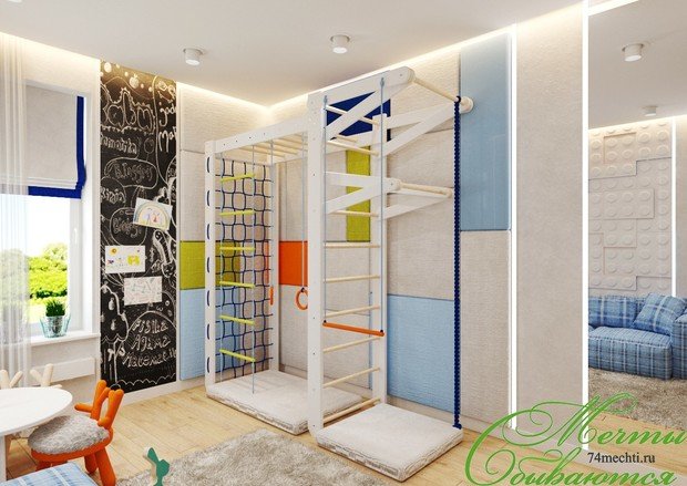 Фото из портфолио Игровая комната без излишеств – фотографии дизайна интерьеров на INMYROOM