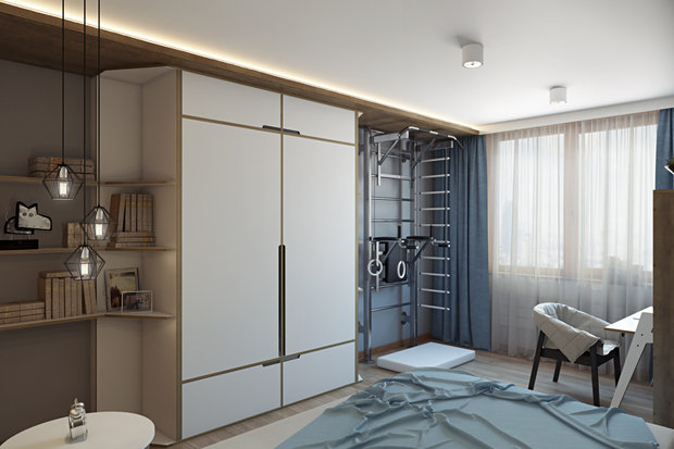 Фото из портфолио Лофтовая спальня – фотографии дизайна интерьеров на INMYROOM