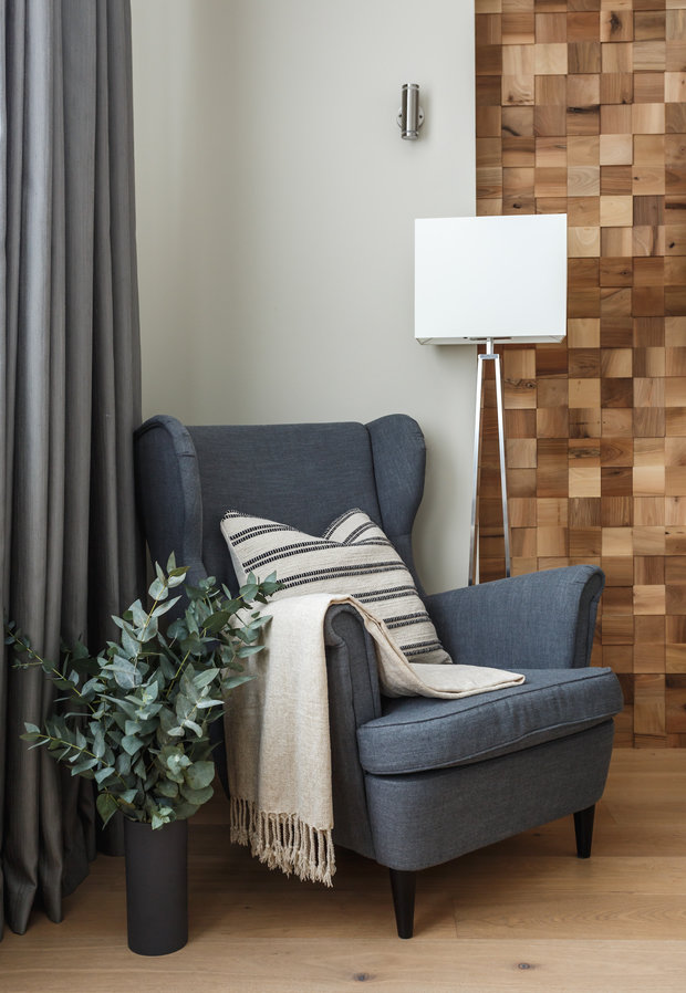 Фотография: Мебель и свет в стиле Скандинавский, Современный, Квартира, Проект недели, Москва, Монолитный дом, ЖК Дирижабль, 4 и больше, Более 90 метров, Юлия Шадрина, ЖК «Дирижабль» – фото на INMYROOM