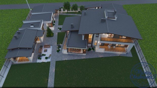 Фото из портфолио Частный дом с широким карнизом крыши – фотографии дизайна интерьеров на INMYROOM