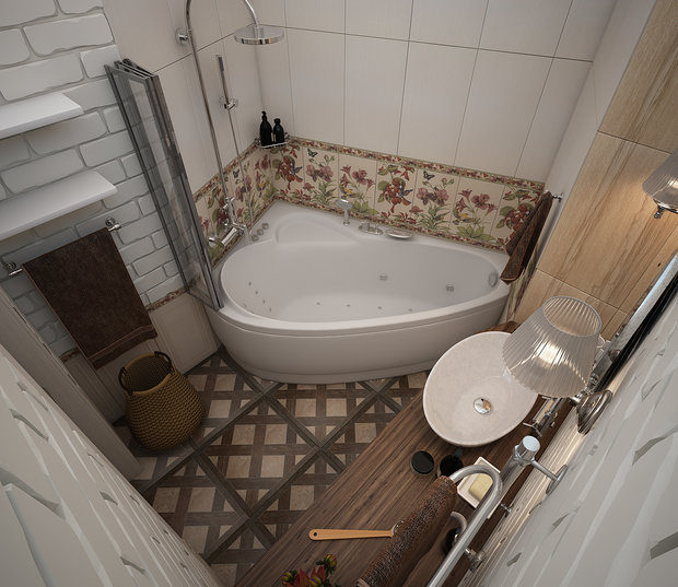 Фотография: Ванная в стиле Прованс и Кантри – фото на INMYROOM