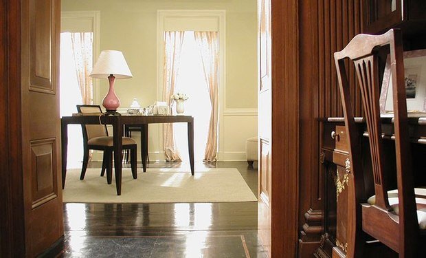 Фотография: Гостиная в стиле Прованс и Кантри, Квартира, Цвет в интерьере, Дома и квартиры, Советы – фото на INMYROOM