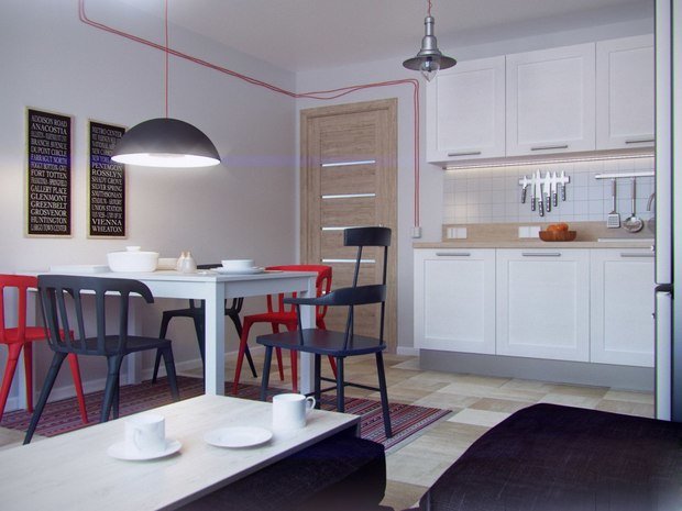 Фото из портфолио Кухня с небольшим бюджетом в г. Екатеринбург – фотографии дизайна интерьеров на INMYROOM