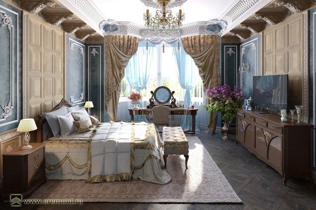 Фото из портфолио Дизайн и ремонт квартиры в ЖК «Миракс Парк» — Венецианская роскошь – фотографии дизайна интерьеров на INMYROOM