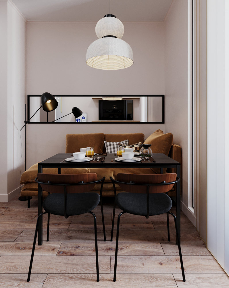 Фотография: Кухня и столовая в стиле Современный, Малогабаритная квартира, Квартира, Студия, Проект недели, Москва, Виктория Золина, Zi-Design Interiors, Монолитный дом, 1 комната, до 40 метров – фото на INMYROOM Фотография: Кухня и столовая в стиле Современный, Малогабаритная квартира, Квартира, Студия, Проект недели, Москва, Виктория Золина, Zi-Design Interiors, Монолитный дом, 1 комната, до 40 метров – фото на INMYROOM