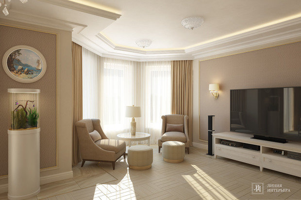 Фото из портфолио Дизайн дома классика – фотографии дизайна интерьеров на INMYROOM