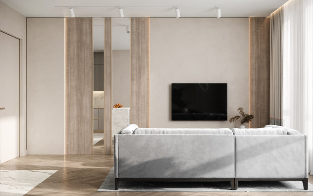 Фото из портфолио Квартира 62м2 для девушки ЖК Onyx Deluxe – фотографии дизайна интерьеров на INMYROOM