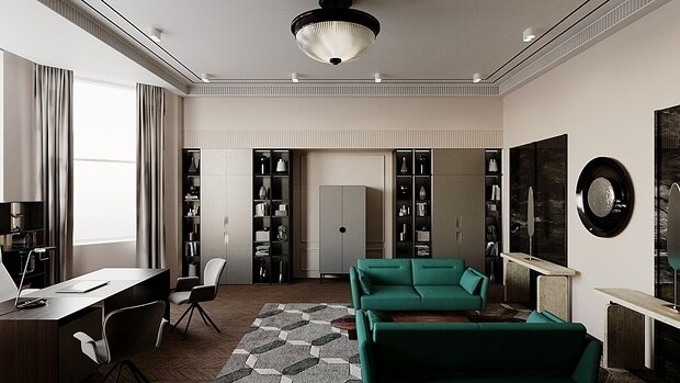 Фото из портфолио Вилла в Шато Соверен – фотографии дизайна интерьеров на INMYROOM