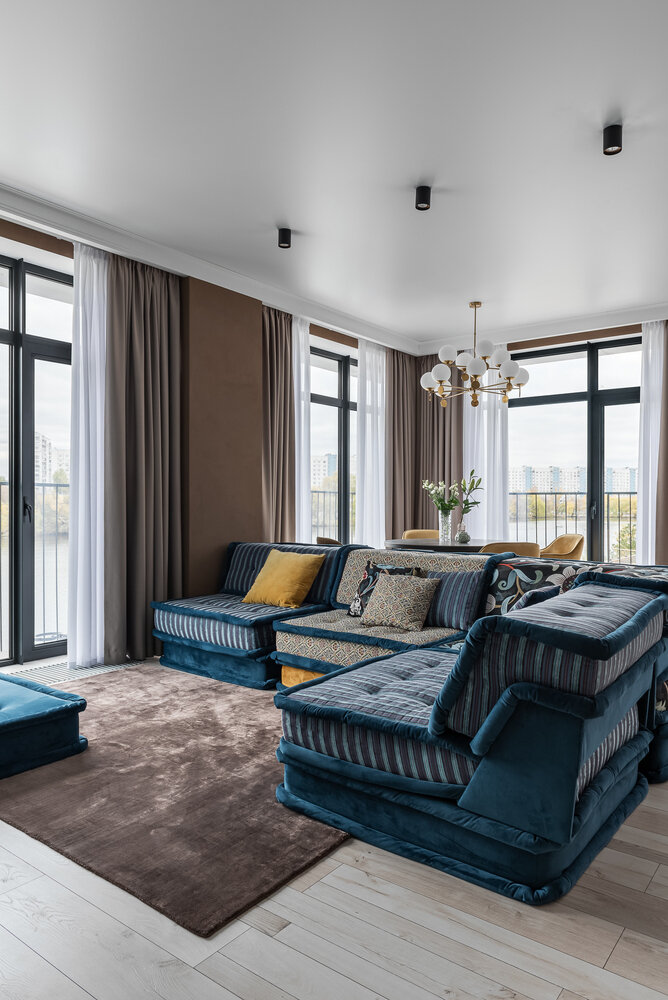 Фотография: Гостиная в стиле Современный, Эклектика, Квартира, Проект недели, Москва, 4 и больше, Более 90 метров, Татьяна Бакланова – фото на INMYROOM Фотография: Гостиная в стиле Современный, Эклектика, Квартира, Проект недели, Москва, 4 и больше, Более 90 метров, Татьяна Бакланова – фото на INMYROOM