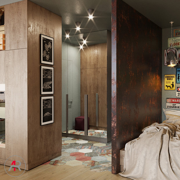 Фото из портфолио Квартира-студия в стиле лофт – фотографии дизайна интерьеров на INMYROOM