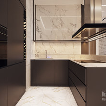 Фото из портфолио Дизайн гостиной-кухни. – фотографии дизайна интерьеров на INMYROOM