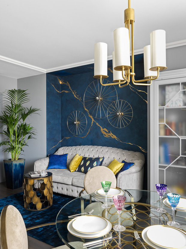 Фотография: Гостиная в стиле Классический, Современный, Декор интерьера, Отделка стен, энциклопедия_отделка, OBI, тренды 2020 – фото на INMYROOM