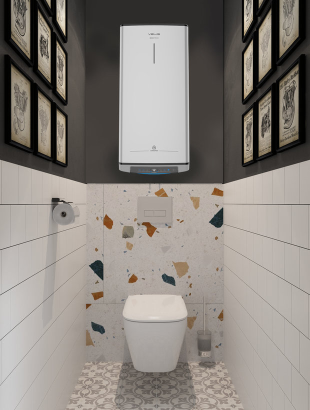 Фотография: Ванная в стиле Скандинавский, Современный, Квартира, Проект недели, Москва, 2 комнаты, 60-90 метров, Марина Меренкова – фото на INMYROOM