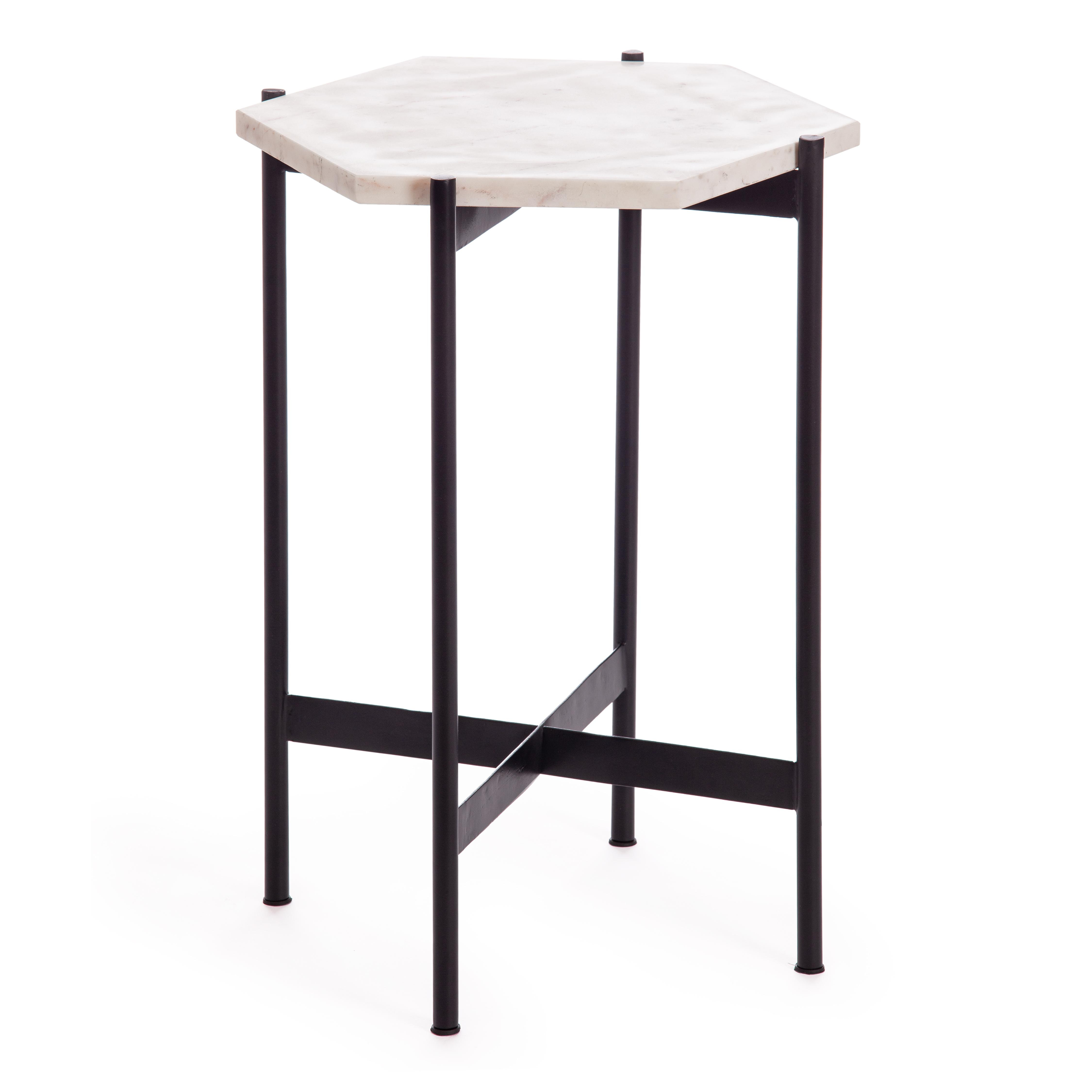 Столик кофейный Fendy с мраморной столешницей