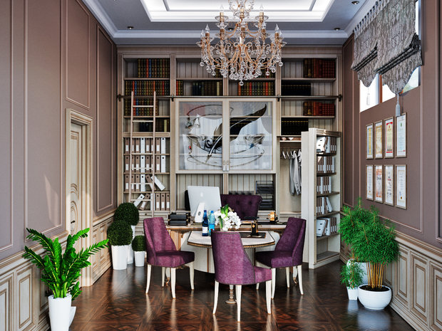 Фото из портфолио Офис в классическом стиле в Крыму – фотографии дизайна интерьеров на INMYROOM