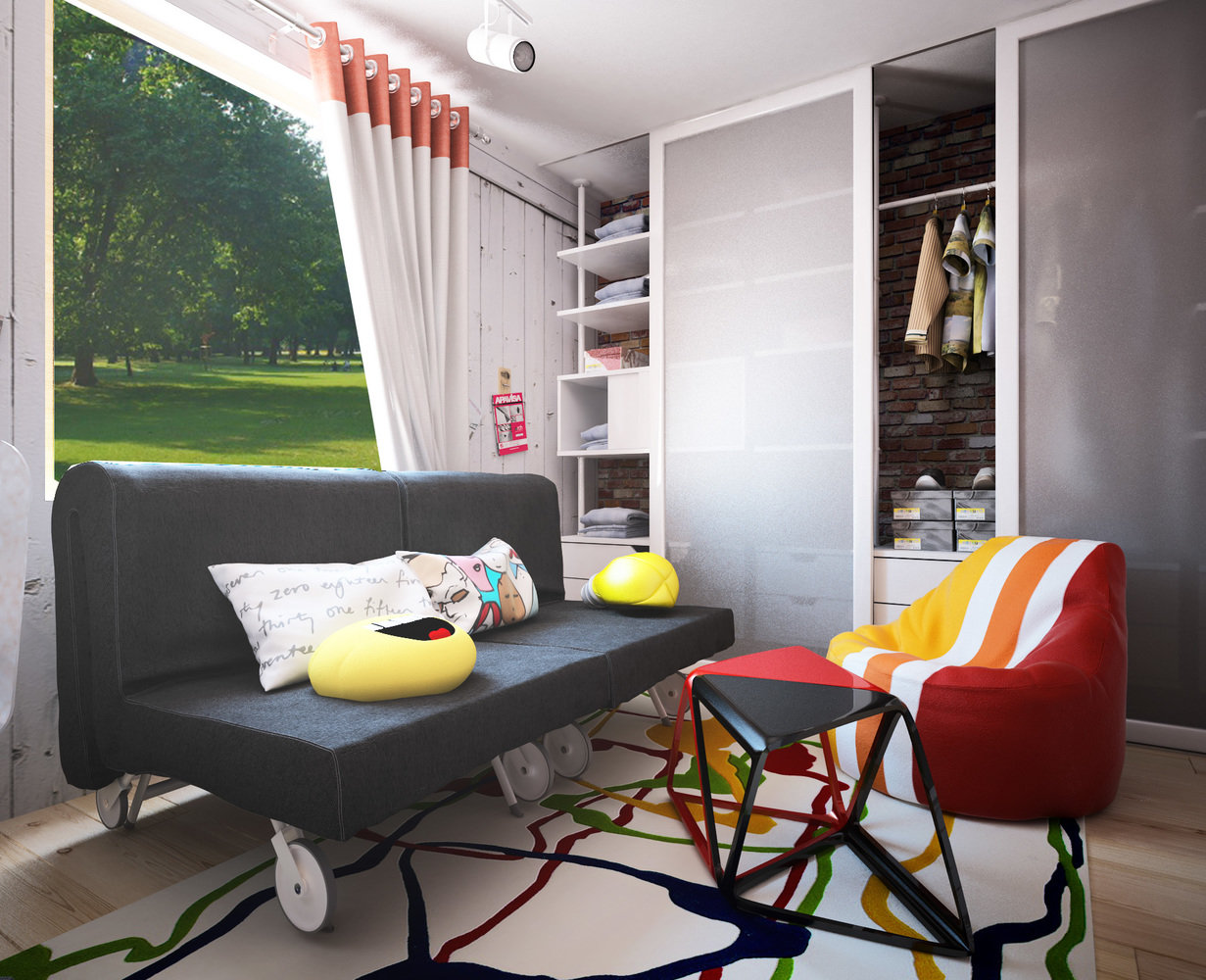 Фотография: Детская в стиле Лофт, Квартира, Дом, Дома и квартиры, Проект недели – фото на INMYROOM