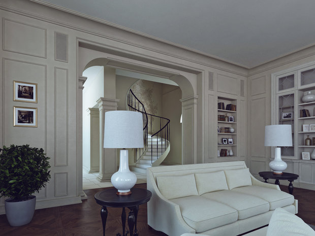 Фото из портфолио Вольная классика – фотографии дизайна интерьеров на INMYROOM