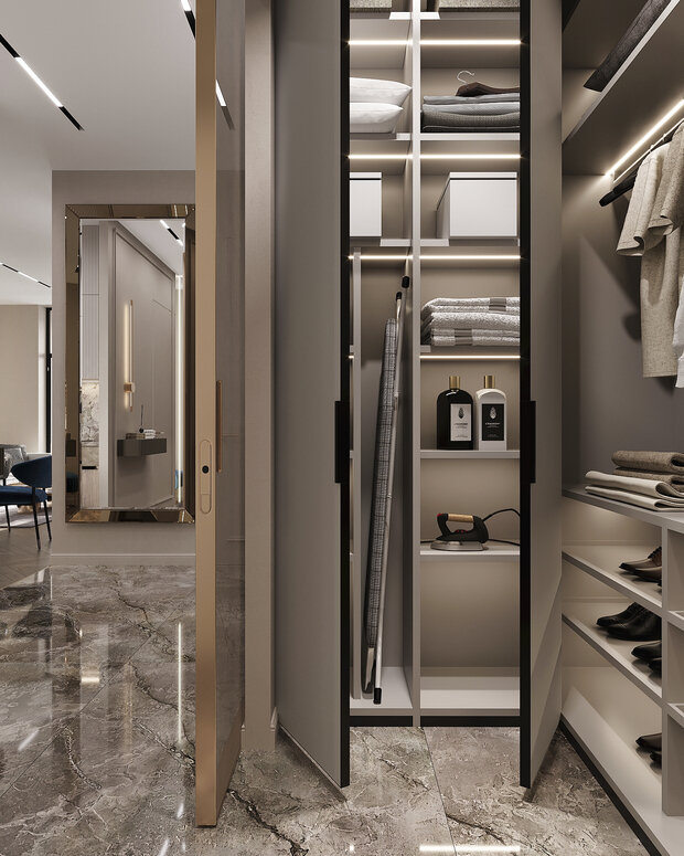 Фото из портфолио Дизайн интерьера квартиры в ЖК «Событие» в современном стиле – фотографии дизайна интерьеров на INMYROOM