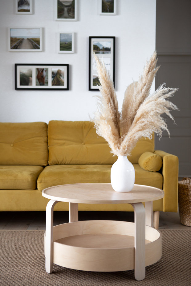 Фотография: Гостиная в стиле Скандинавский, Современный, Ремонт на практике, построить дом, строительство дома – фото на INMYROOM