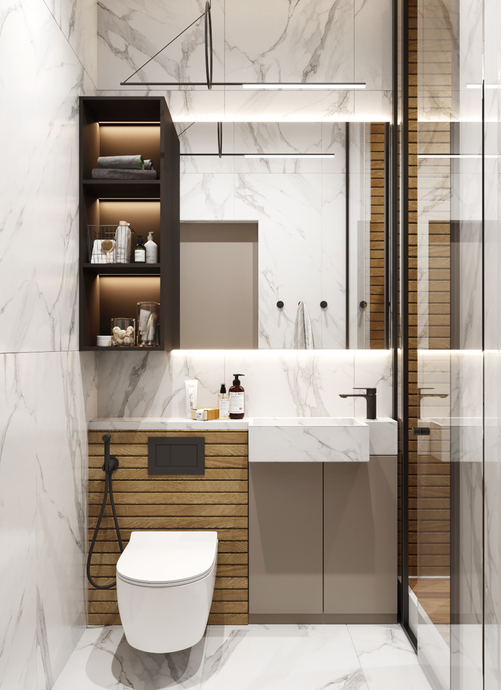 Фотография: Ванная в стиле Современный, Квартира, Проект недели, Москва, 4 и больше, Более 90 метров, Texture Design – фото на INMYROOM Фотография: Ванная в стиле Современный, Квартира, Проект недели, Москва, 4 и больше, Более 90 метров, Texture Design – фото на INMYROOM