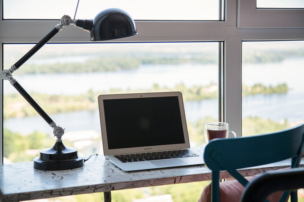 Фотография: Кабинет в стиле Лофт, Квартира, Украина, Проект недели, Монолитный дом, 3 комнаты, 60-90 метров, Роман Луценко, Днепр – фото на INMYROOM