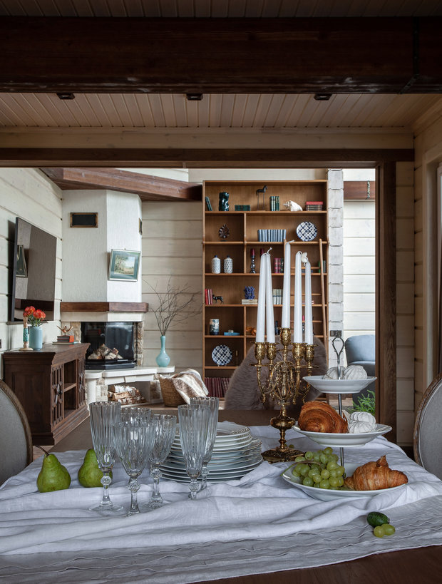 Фотография: Кухня и столовая в стиле Прованс и Кантри, Дом, Проект недели, Дом и дача, Ленинградская область, 4 и больше, Более 90 метров, Олеся Тищенко – фото на INMYROOM
