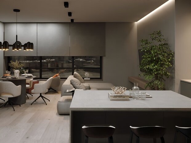 Фото из портфолио Квартира 130м2 в Москве – фотографии дизайна интерьеров на INMYROOM