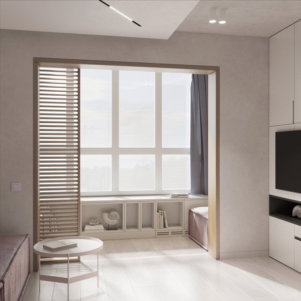 Фото из портфолио Квартира студия в Сочи, 34 м2 – фотографии дизайна интерьеров на INMYROOM