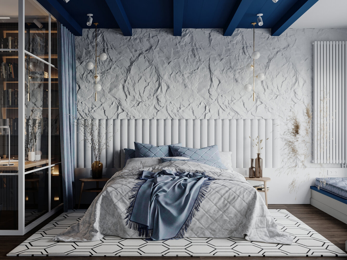 Фотография: Спальня в стиле Современный, Эклектика, Квартира, Проект недели, Санкт-Петербург, 4 и больше, Более 90 метров, Монолитно-кирпичный, VizDiz, Илона Ореховская – фото на INMYROOM Фотография: Спальня в стиле Современный, Эклектика, Квартира, Проект недели, Санкт-Петербург, 4 и больше, Более 90 метров, Монолитно-кирпичный, VizDiz, Илона Ореховская – фото на INMYROOM