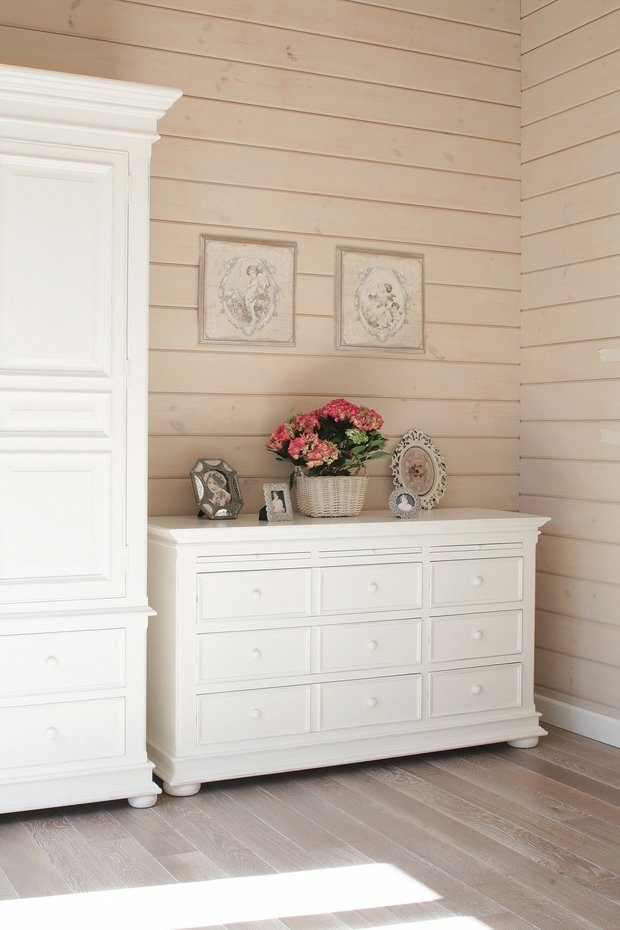 Фотография: Мебель и свет в стиле Прованс и Кантри, Дом, Проект недели, Московская область, дом из клееного бруса, Палекс Дизайн – фото на INMYROOM